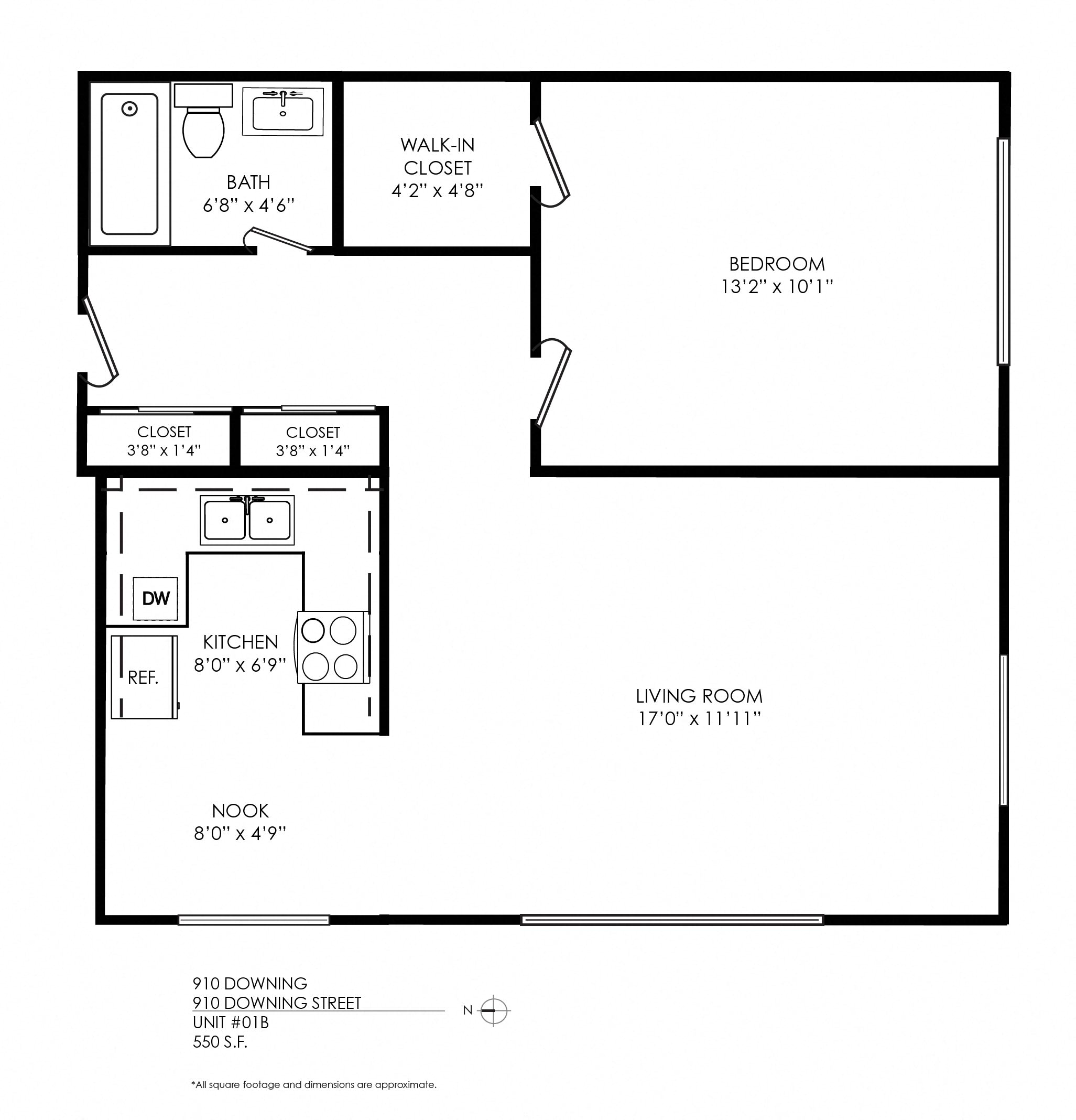 1 bedroom for rent in Denver